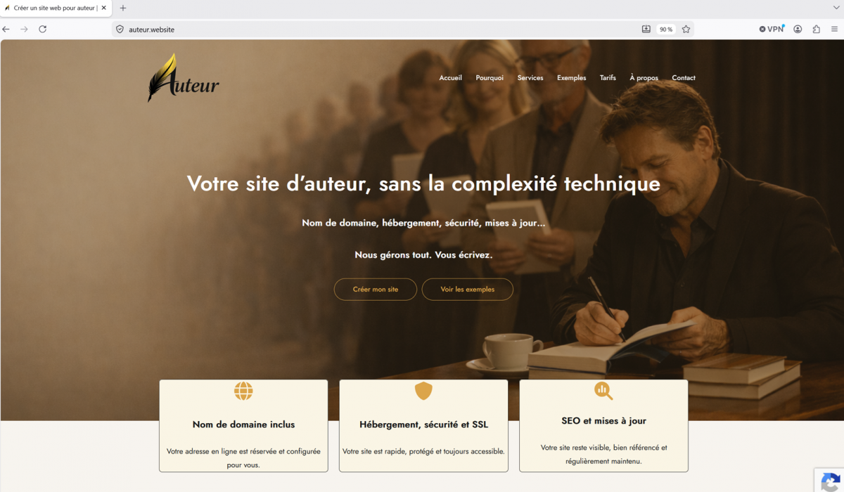 auteur.website, un site dédié aux auteurs déjà publiés