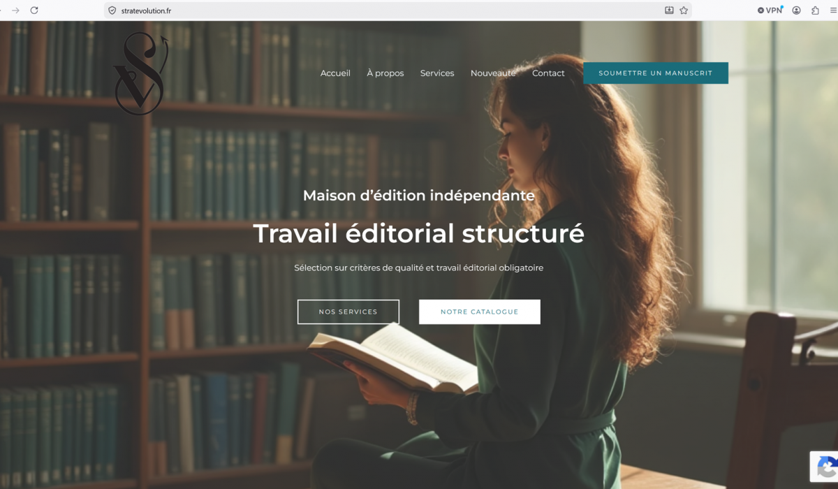 StratéVolution, le site d'une maison d'édition